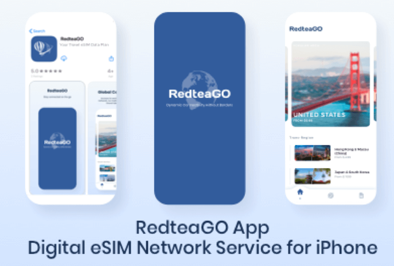 Redtea Mobile Launches eSIM-Based Data Service RedteaGO on iPhone